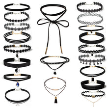 2017 Hottest Mixed Designs 20pcs Choker Necklace Sets Black Tattoo Velvet Lace Choker Necklace For Women - Buy Choker Necklace Set,Choker Necklace,Black Choker Necklace Product on Alibaba.com