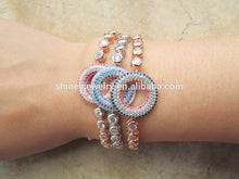 2017 Factory High Quality Gold Plated 3 Colors Fashion Slider Girl Jewelry Circle Multi Layer Cz Doughnut Tennis Bracelet - Buy Doughnut Tennis Bracelet,Doughnut Tennis Bracelet,Doughnut Tennis Bracelet Product on Alibaba.com