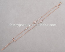 2017 Luxury Fashion 100% 925 Sterling Silver Double Chain Women Ladies Trendy Crystal Bracelet - Buy Crystal Bracelet,Crystal Bracelet,Crystal Bracelet Product on Alibaba.com