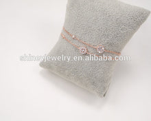 2017 Luxury Fashion 100% 925 Sterling Silver Double Chain Women Ladies Trendy Crystal Bracelet - Buy Crystal Bracelet,Crystal Bracelet,Crystal Bracelet Product on Alibaba.com