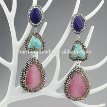 Ch-zse0408 Wholesale Pave Crystal Connector Pendant Stud Earring Handmade,Fashion Stone Jewelry Pearl Dangle Earring Hot Sale - Buy Earring Handmade,Stone Earring,Wholesale Pendant Earring Product on Alibaba.com