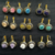Cz-e0190 Fashion 16mm Natural Crystal Druzy Earring Stud,18k Plated Gemstone Cuff Earrings - Buy Natural Earring Stud,Fashion Druzy Crystal Stud Earring,Gemstone Earring Product on Alibaba.com