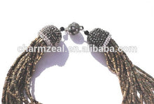 Cz-n0247 Long Glass Bead Necklace,Multi Strand Bead Necklace,Metallic Beads Necklace,Faux Pearl Necklace,Long Woman Necklace - Buy Long Glass Bead Necklace,Multi Strand Bead Necklace,Faux Pearl Necklace Product on Alibaba.com