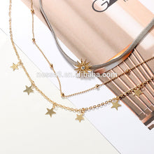 Fashion Gold Star Necklace Wholesale Nsyg-0213 - Buy Star Necklace,Necklace,Pendant Necklace Product on Alibaba.com