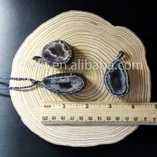 Wt-nv035 Wholesale Black Geode Agate Necklace,Gorgeous Fashion Diamond Paved Geode Necklace - Buy Geode Agate Necklace,Agate Necklace,Geode Necklace Product on Alibaba.com