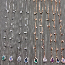 Colorful Cubic Zirconia Cz Birthstone Long Lariat Chain 925 Sterling Silver Fashion Women Cz Drop Y Necklace - Buy Y Necklace,Cz Drop Y Necklace,Colorful Y Necklace Product on Alibaba.com