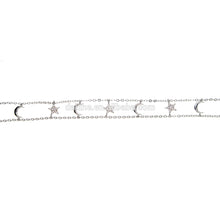 Factory Custom Micro Pave Black Stone Rose Gold Star Moon Fashion Douobe Chain Choker Cz Moon Star Jewelry Necklace Women Design - Buy Moon Star Jewelry Necklace,Moon Star Necklace Women Design,Moon Star Fashion Necklace Product on Alibaba.com