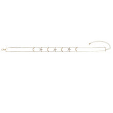 Moon Star Charm Delicate Double Chain Choker Pave Clear Cz Sparking Elegant Fashion Women Christmas Gold Moon Star Necklace - Buy Moon Star Necklace,Gold Moon Star Necklace,Christmas Gold Moon Star Necklace Product on Alibaba.com