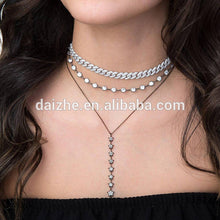 Multiple Layer Women Fashion Jewelry Miami Cuban Link Chain Hip Hop Cz Choker Neckace - Buy Hip Hop Cz Choker Neckace,Hip Hop Cz Choker Neckace,Hip Hop Cz Choker Neckace Product on Alibaba.com